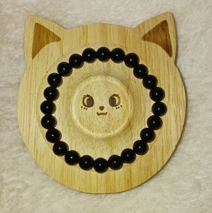 Black obsidian bracelet